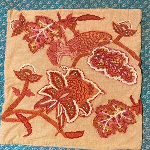 Pottery Barn Tan Linen pillow Cover